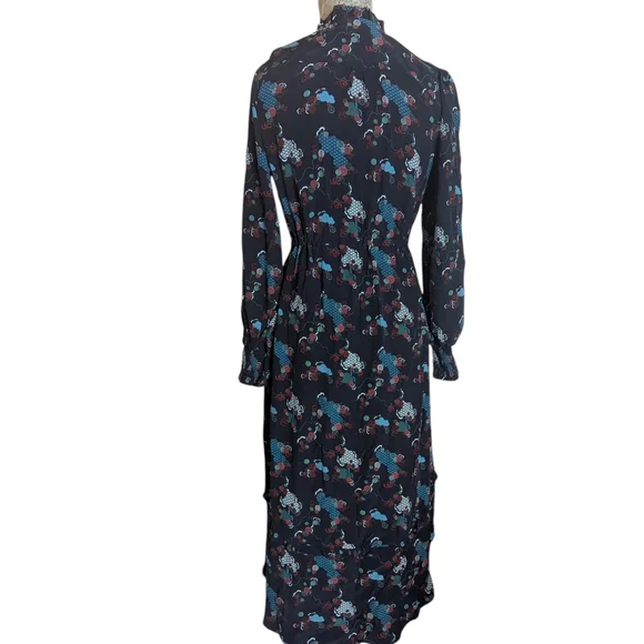 Cefinn Midi Length Silk Dress - Picture 3 of 15